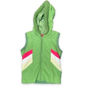Vintage Early 2000s Y2K Color Block Puffer Vest